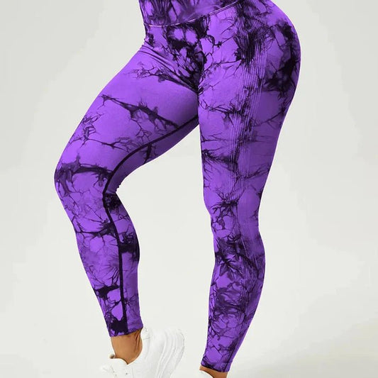 Best Thick Thigh Seamless Tie Dye Leggings - Hot Trends Online