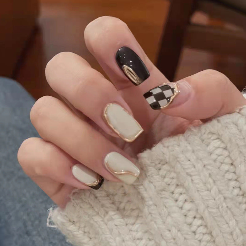 Get trendy with Short Multi-styled Press-on Nails - Nails available at Hot Trends Online. Shop Now!