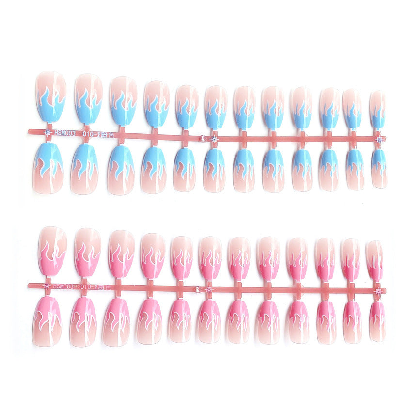 Get trendy with Medium Multi-design Ballerina Press-on Nails - Nails available at Hot Trends Online. Shop Now!