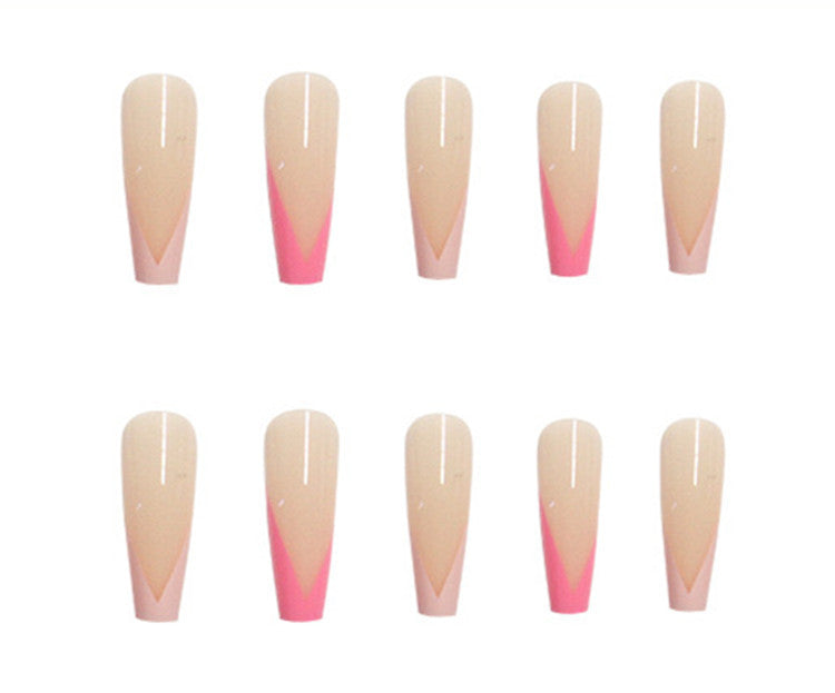 Get trendy with Pink Ballerina French Press-on Nails - Nails available at Hot Trends Online. Shop Now!