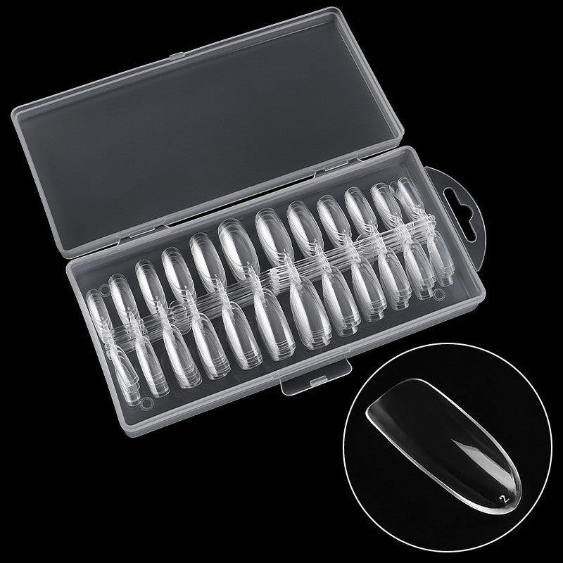 Get trendy with Transparent Ballerina Nail Tips - Nails available at Hot Trends Online. Shop Now!
