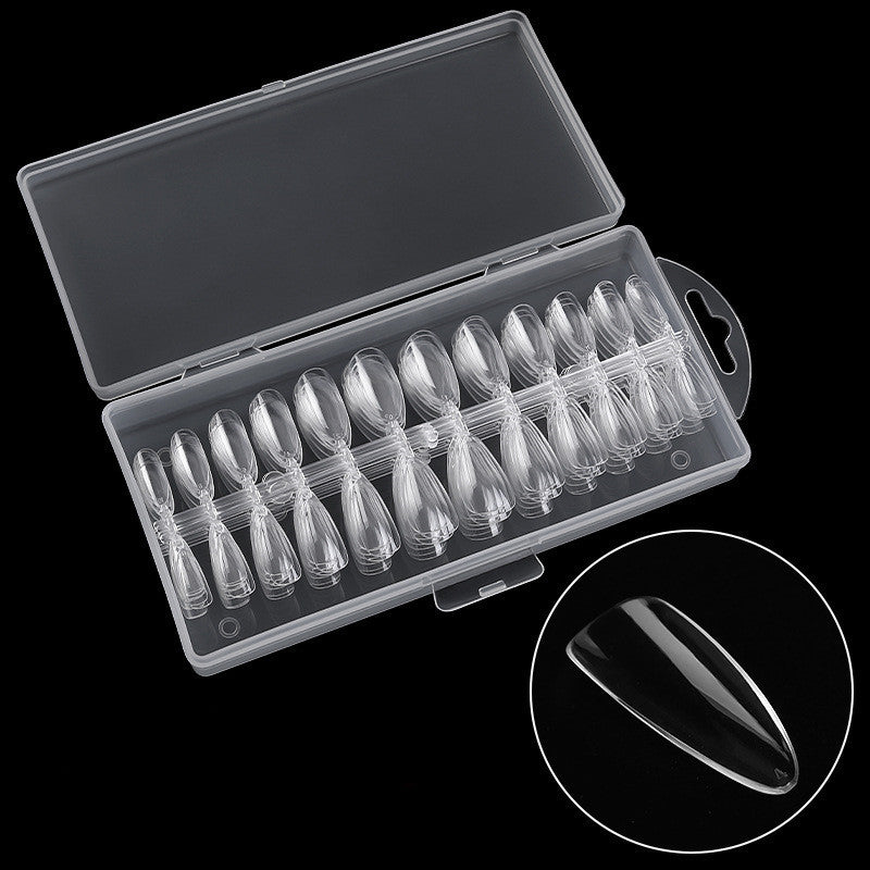 Get trendy with Transparent Ballerina Nail Tips - Nails available at Hot Trends Online. Shop Now!