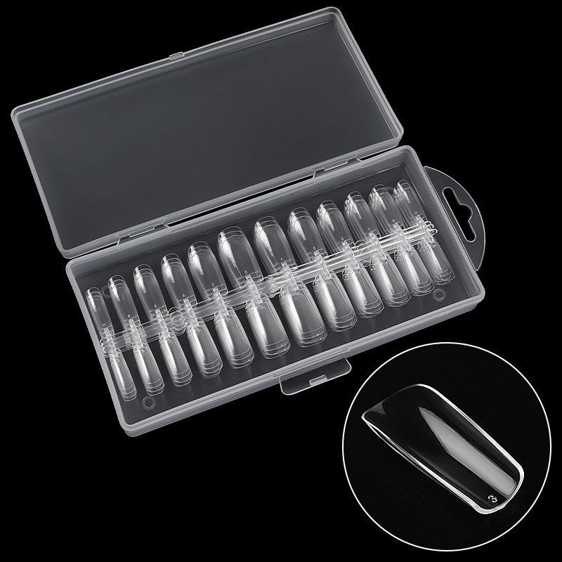 Get trendy with Transparent Ballerina Nail Tips - Nails available at Hot Trends Online. Shop Now!
