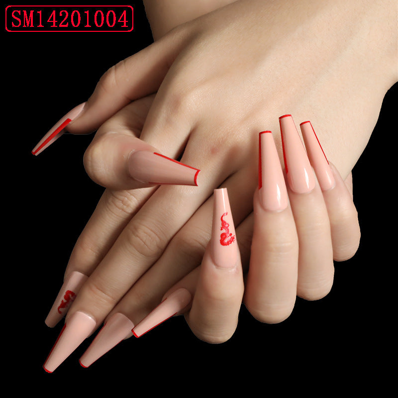 Get trendy with Multi-design Ballerina and Coffin Press-on Nails - Nails available at Hot Trends Online. Shop Now!