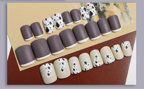Get trendy with Short Multi-design Manicure Press-on Nails - Nails available at Hot Trends Online. Shop Now!