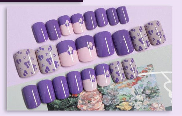 Get trendy with Short Multi-design Manicure Press-on Nails - Nails available at Hot Trends Online. Shop Now!