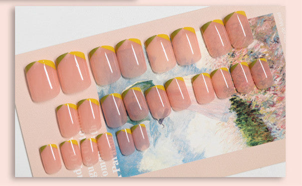 Get trendy with Short Multi-design Manicure Press-on Nails - Nails available at Hot Trends Online. Shop Now!