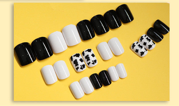 Get trendy with Short Multi-design Manicure Press-on Nails - Nails available at Hot Trends Online. Shop Now!