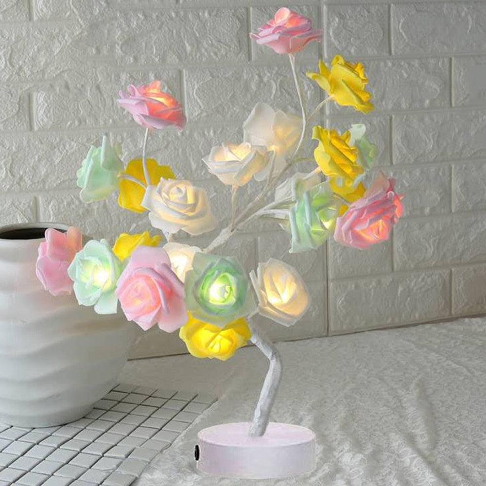 Get trendy with LED Rose Flower Table Lamp - Romantic Gifts available at Hot Trends Online. Shop Now!