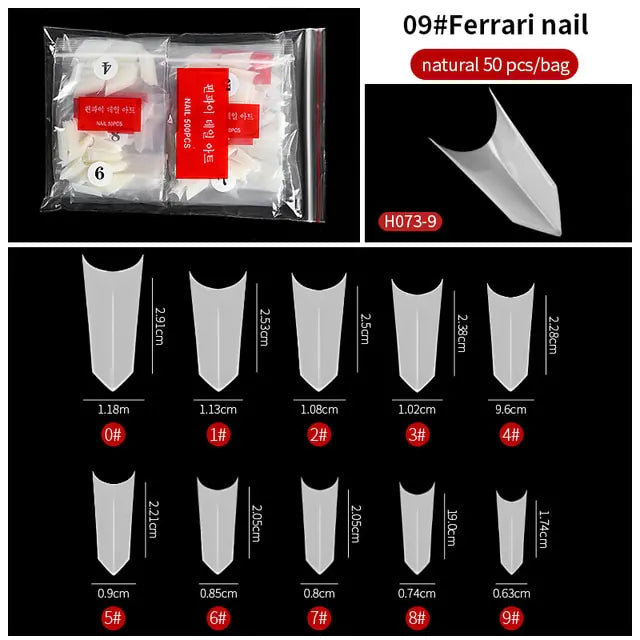 Get trendy with Multiple Shapes Nails Extensions - Nails available at Hot Trends Online. Shop Now!