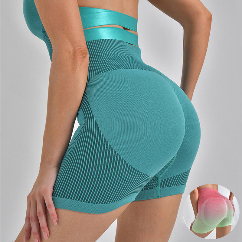 Get trendy with Women's High Waist Scrunch Butt Seamless Yoga Shorts - Clothing available at Hot Trends Online. Shop Now!