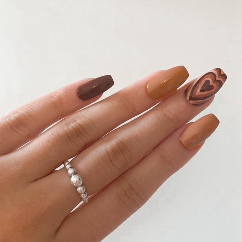 Get trendy with Medium Multi-design Ballerina Press-on Nails - Nails available at Hot Trends Online. Shop Now!
