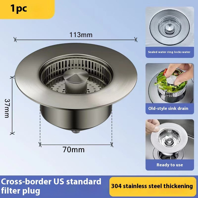 Get trendy with Stainless Steel Kitchen Sink Drain Strainer - Animals & Pet Supplies available at Hot Trends Online. Shop Now!