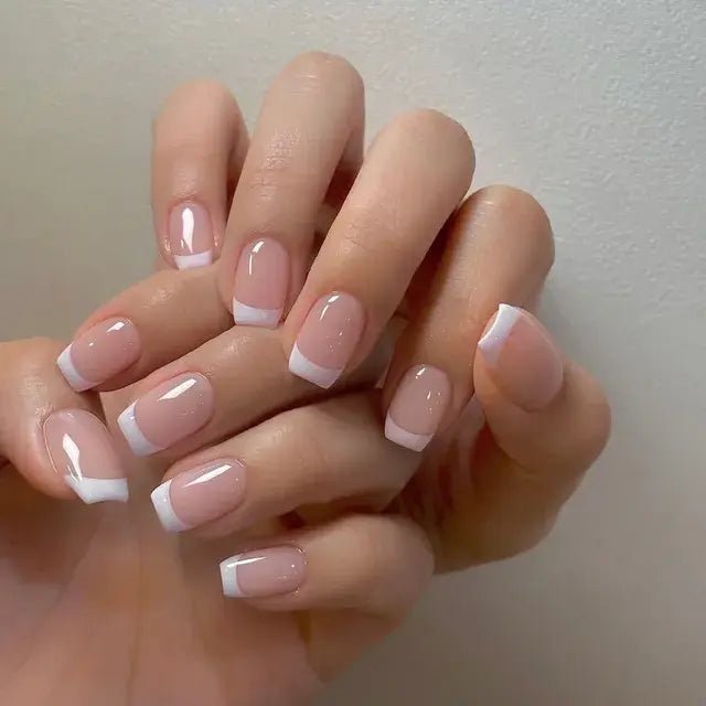 Get trendy with 24 Pcs Short Square Fake Nails - Nails available at Hot Trends Online. Shop Now!