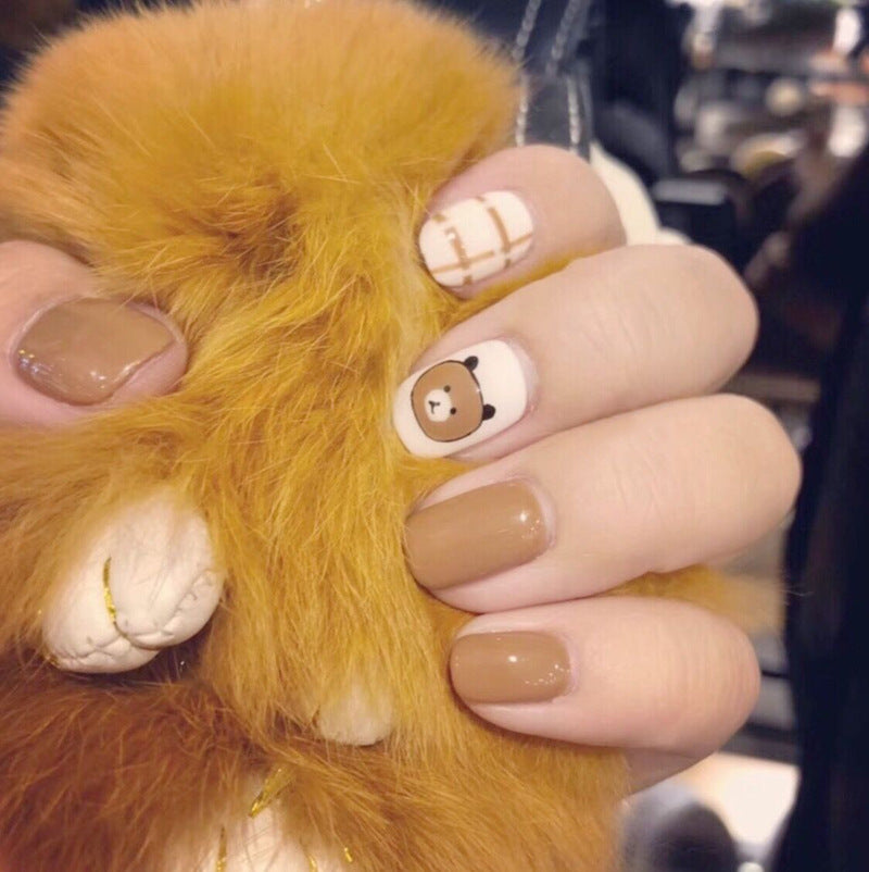 Get trendy with Short Animal Design Press-on Nails - Nails available at Hot Trends Online. Shop Now!