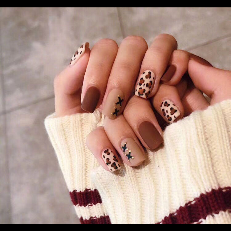 Get trendy with Short Multi-styled Press-on Nails - Nails available at Hot Trends Online. Shop Now!