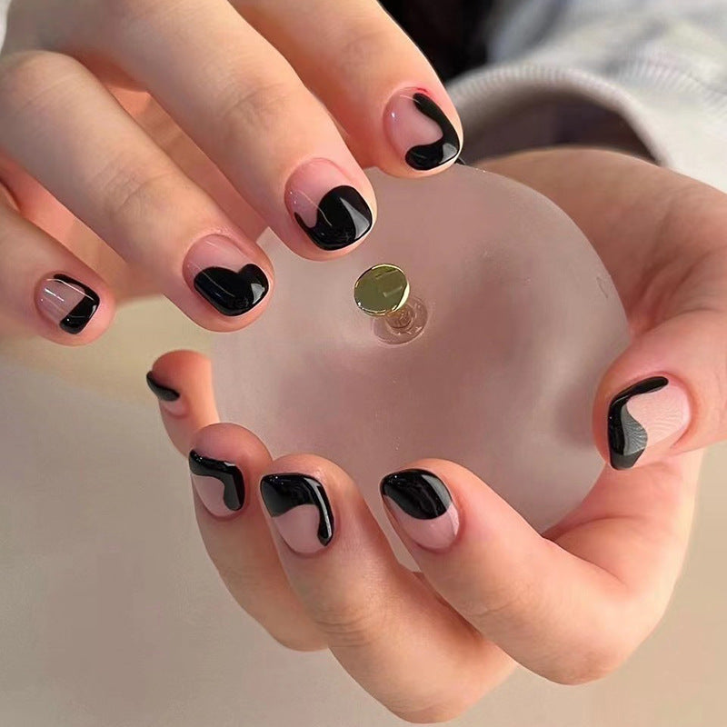 Get trendy with Simple Multi-style French Manicure Press-on Nails - Nails available at Hot Trends Online. Shop Now!