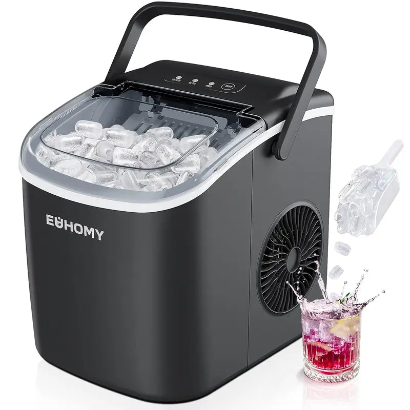 Get trendy with Portable Countertop Ice Cube Maker with Handle - Electronics available at Hot Trends Online. Shop Now!