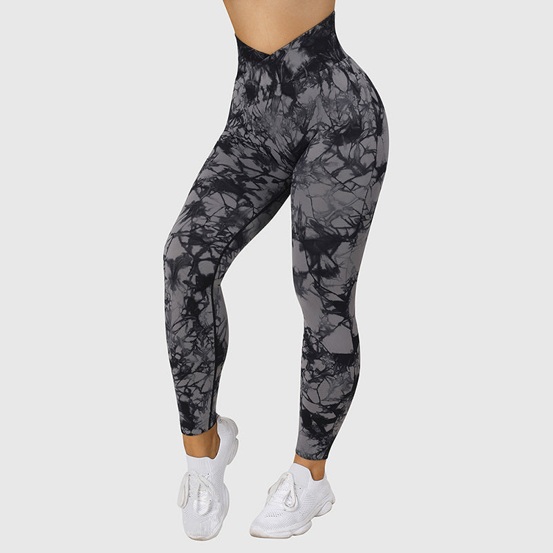 Get trendy with Seamless Tie Dye Yoga Leggings - Leggings available at Hot Trends Online. Shop Now!