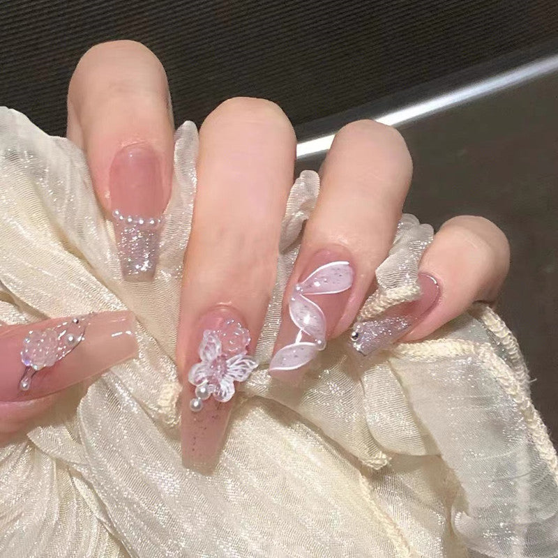 Get trendy with Fairy Style Ballerina Press-on Nails - Nails available at Hot Trends Online. Shop Now!