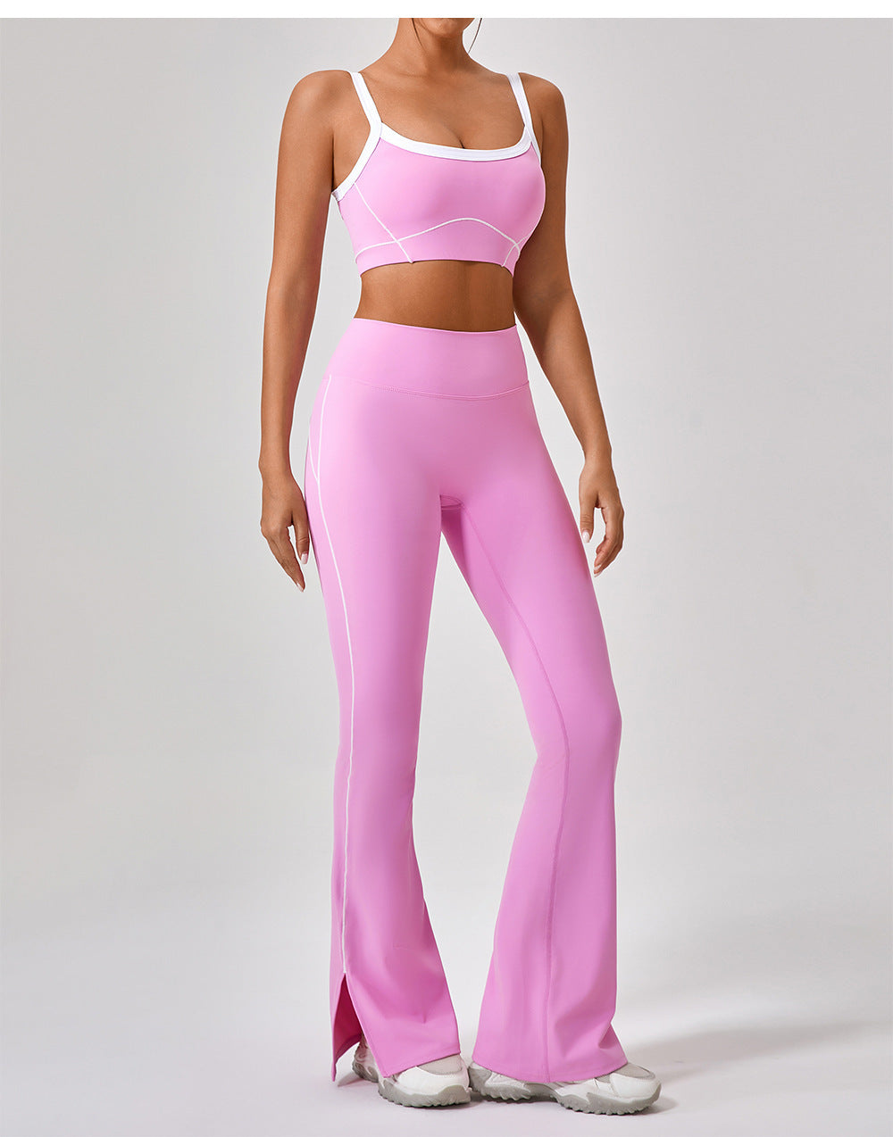 Get trendy with Outdoor Sports Spaghetti Strap Yoga Suit - Clothing available at Hot Trends Online. Shop Now!