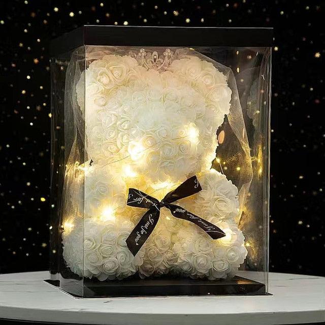 Get trendy with Wedding Decoration Rose Bear - Gift available at Hot Trends Online. Shop Now!