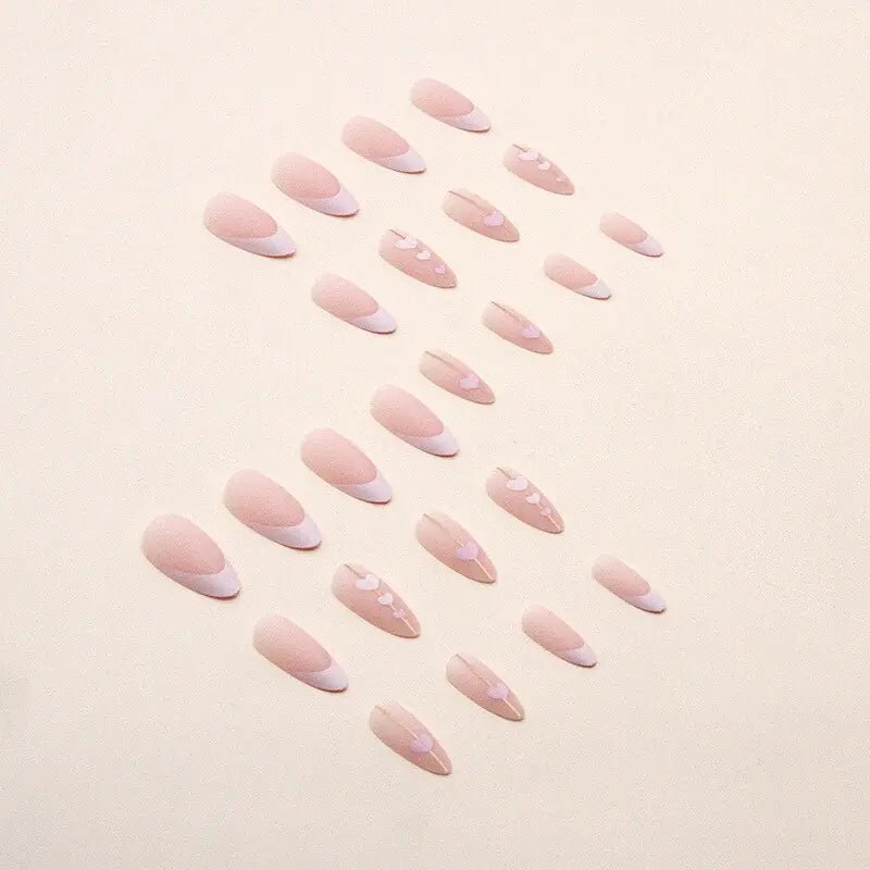 Get trendy with 3D Stiletto Hearts Fake Nails - Nails available at Hot Trends Online. Shop Now!