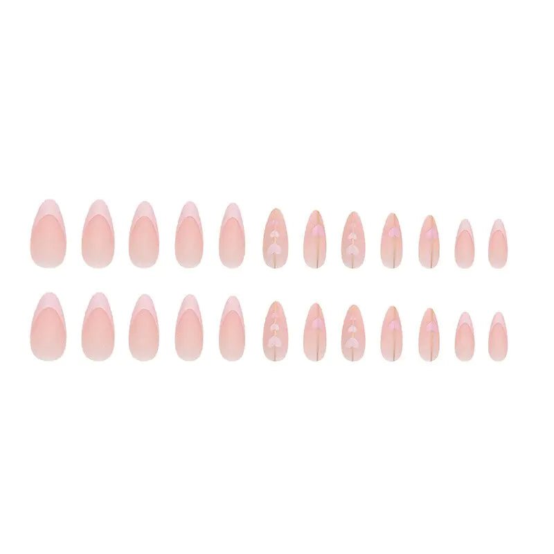 Get trendy with 3D Stiletto Hearts Fake Nails - Nails available at Hot Trends Online. Shop Now!