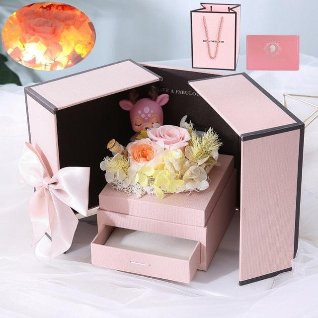 Get trendy with Eternal Rose Flower Gift Box - Roses Divine - Eternal Rose Flower Gift Box available at Hot Trends Online. Shop Now!