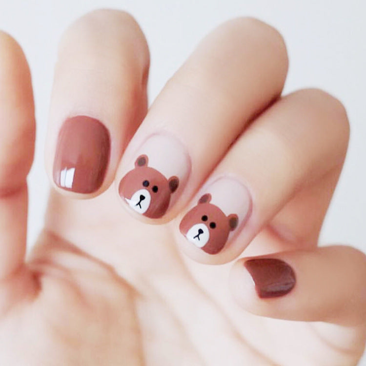 Get trendy with Short Animal Design Press-on Nails - Nails available at Hot Trends Online. Shop Now!
