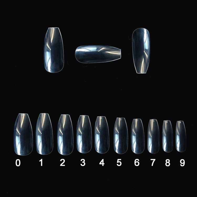 Get trendy with 500 Transparent Nail Tips - Nails available at Hot Trends Online. Shop Now!