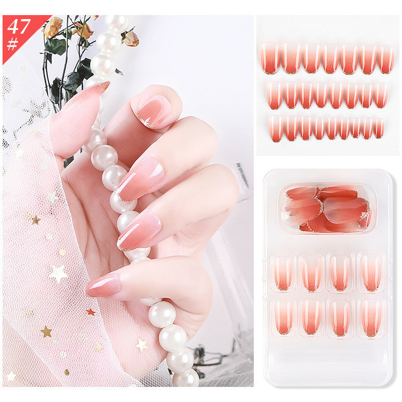 Get trendy with Short Round Multi-designed Press-on Nails - Nails available at Hot Trends Online. Shop Now!