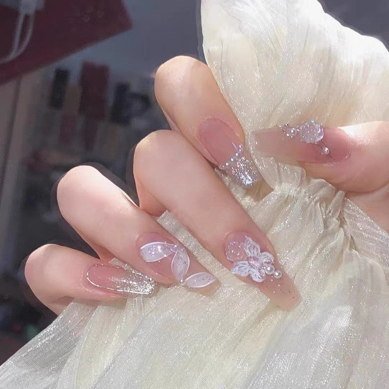 Get trendy with Fairy Style Ballerina Press-on Nails - Nails available at Hot Trends Online. Shop Now!
