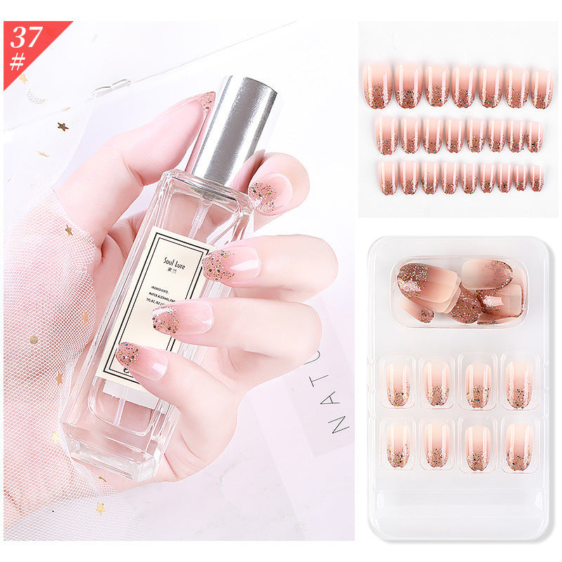 Get trendy with Short Round Multi-designed Press-on Nails - Nails available at Hot Trends Online. Shop Now!
