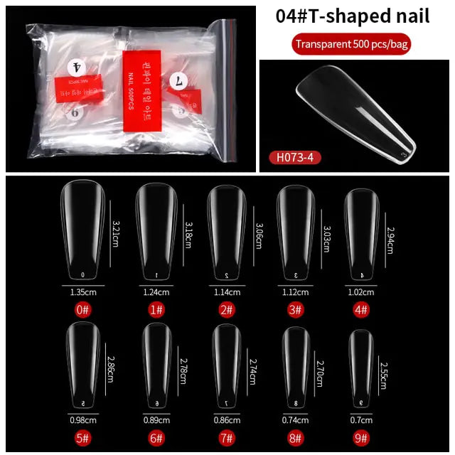 Get trendy with Multiple Shapes Nails Extensions - Nails available at Hot Trends Online. Shop Now!