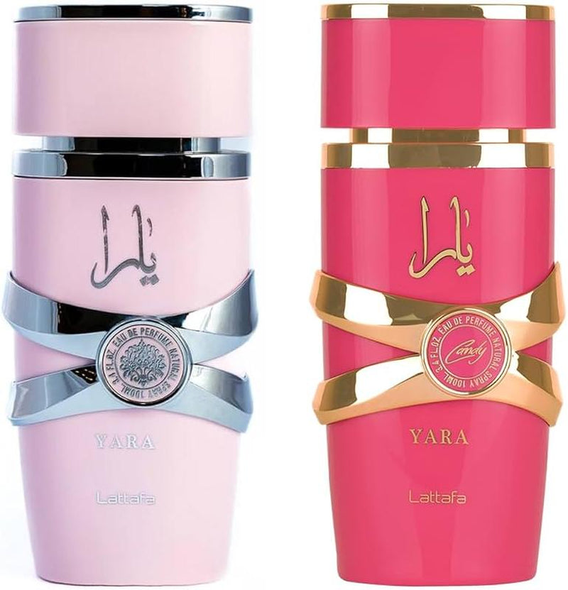 Get trendy with Yara + Yara Candy 3.4Oz Perfume EDP by Lattafa (Bundle Pack) - Fragrance available at Hot Trends Online. Shop Now!