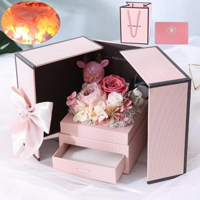Get trendy with Eternal Rose Flower Gift Box - Roses Divine - Eternal Rose Flower Gift Box available at Hot Trends Online. Shop Now!