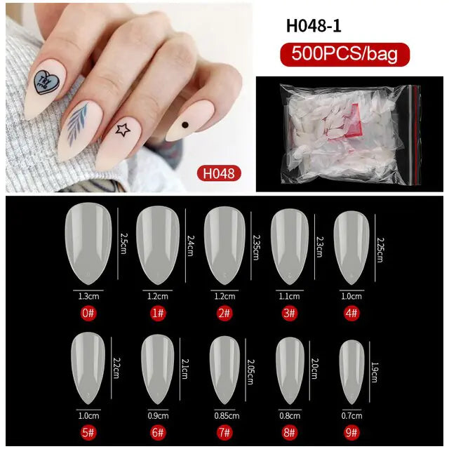 Get trendy with Multiple Shapes Nails Extensions - Nails available at Hot Trends Online. Shop Now!
