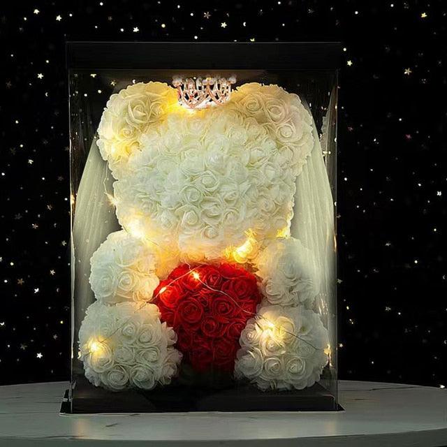 Get trendy with Wedding Decoration Rose Bear - Gift available at Hot Trends Online. Shop Now!