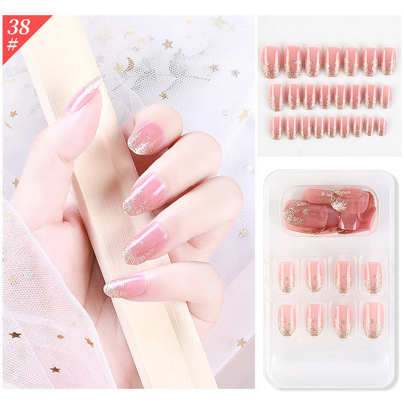 Get trendy with Short Round Multi-designed Press-on Nails - Nails available at Hot Trends Online. Shop Now!