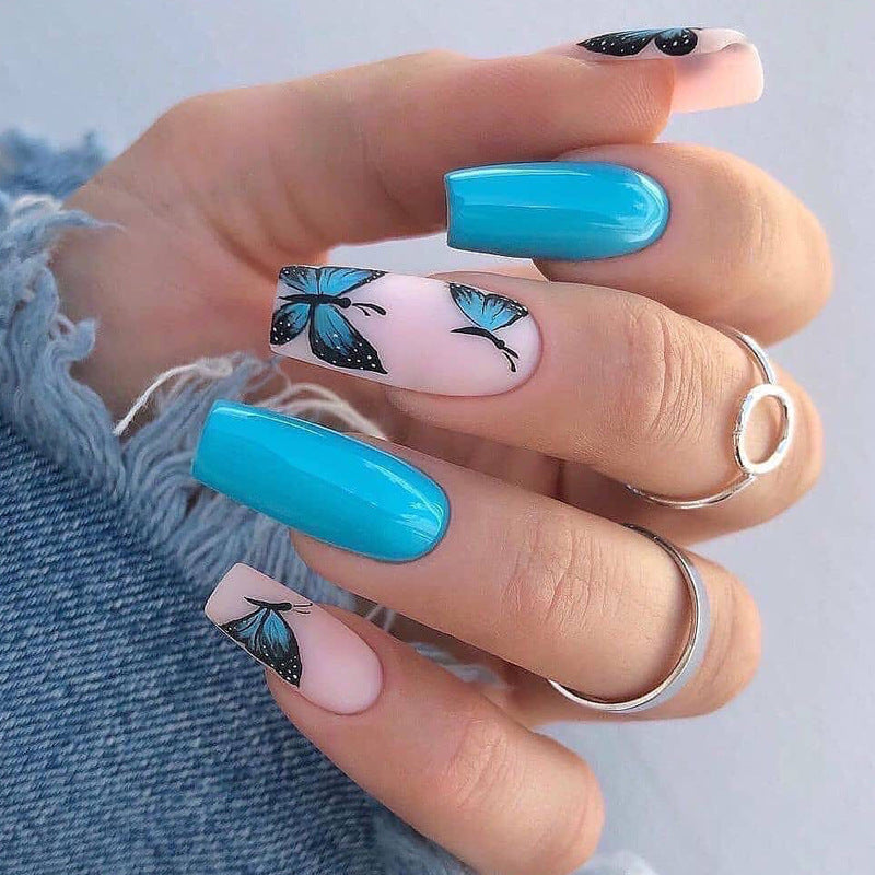 Get trendy with Multi-style Ballerina Press-on Nails - Nails available at Hot Trends Online. Shop Now!