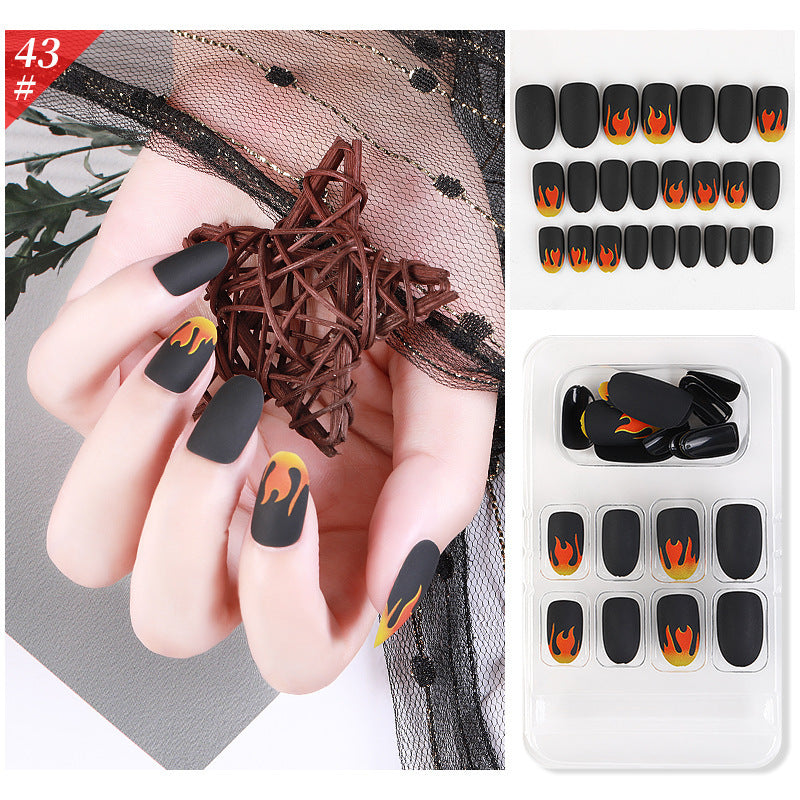 Get trendy with Short Round Multi-designed Press-on Nails - Nails available at Hot Trends Online. Shop Now!