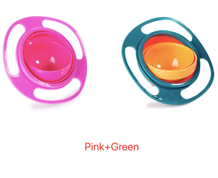 Get trendy with Universal Spill-proof Bowl For Kids: 360 Rotation - Kids available at Hot Trends Online. Shop Now!
