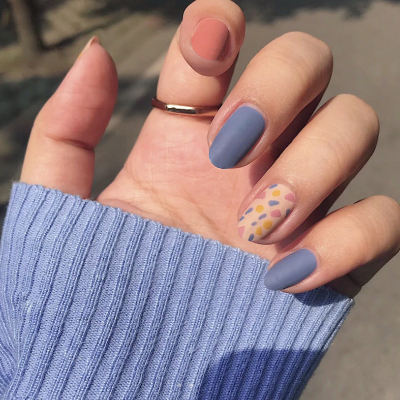 Get trendy with Short Multi-styled Press-on Nails - Nails available at Hot Trends Online. Shop Now!