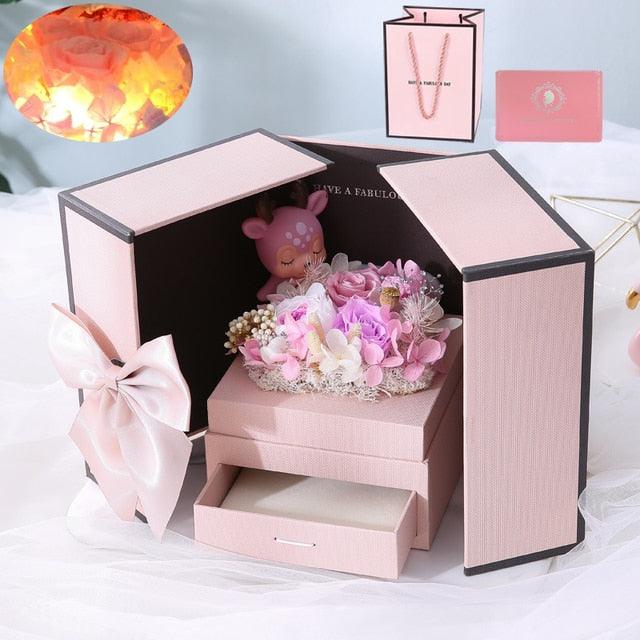 Get trendy with Eternal Rose Flower Gift Box - Roses Divine - Eternal Rose Flower Gift Box available at Hot Trends Online. Shop Now!