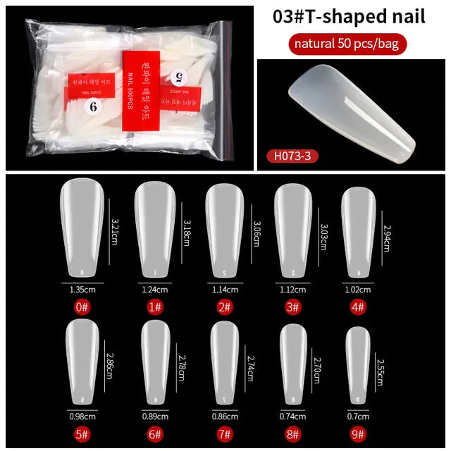 Get trendy with Multiple Shapes Nails Extensions - Nails available at Hot Trends Online. Shop Now!