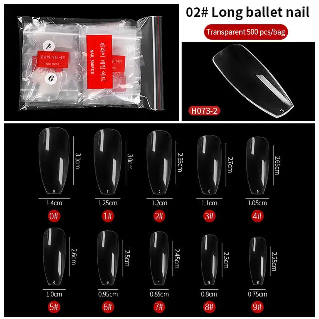 Get trendy with Multiple Shapes Nails Extensions - Nails available at Hot Trends Online. Shop Now!