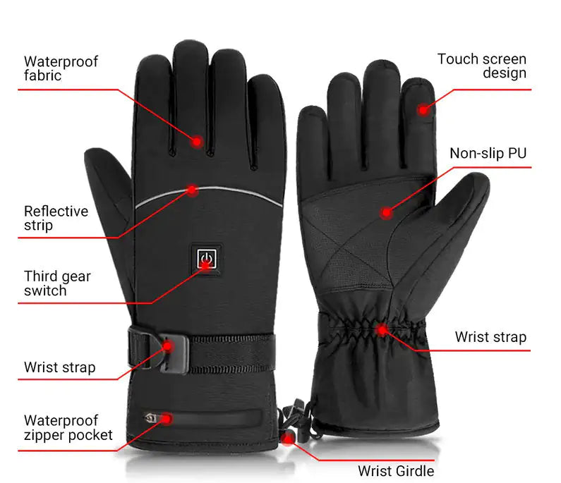 Get trendy with Heated Snow Gloves - Clothing available at Hot Trends Online. Shop Now!