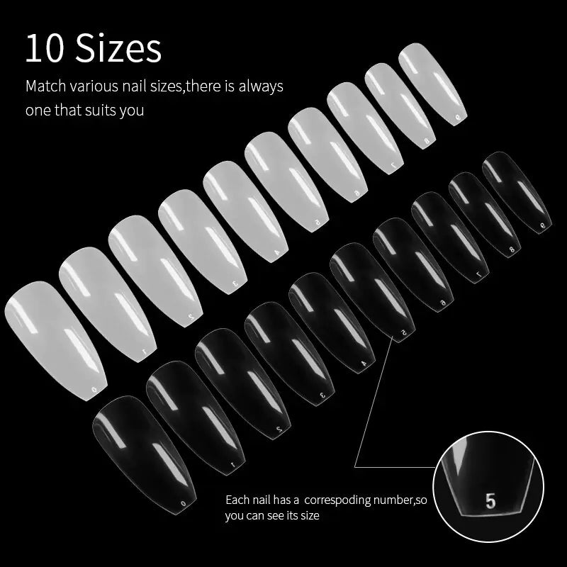 Get trendy with Multiple Shapes Nails Extensions - Nails available at Hot Trends Online. Shop Now!