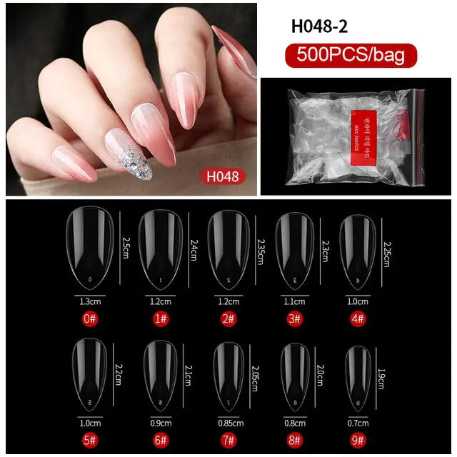 Get trendy with Multiple Shapes Nails Extensions - Nails available at Hot Trends Online. Shop Now!